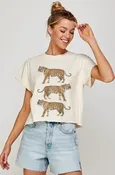 Tigers Vintage Graphic Crop Top