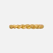 Ashley Grand Twist Band in 20K Peach Gold