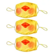Adult Printed Spring Mask 3 Pack - Chick