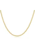 17" Choker Beaded Necklace - Classic Gold 3mm | enewton