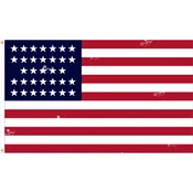 33 Star Outdoor Historic U.S. Flags 1859