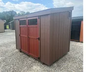 6' X 8' DURATEMP NEW ENGLAND LEAN-TO - BROWN