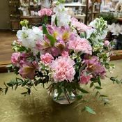 Pinks & Whites In A Bubble Bowl