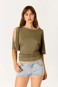 Bell Sleeve T-Shirt Blouse