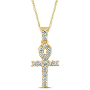 10K 0.33-0.37CT D-ANKH CHARM