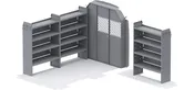Holman BASE 60″ H SHELVES – TRANSIT 130″ WB MID ROOF
