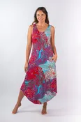 Elaina Sleeveless A-Line Maxi Knit Dress