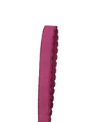 1/2" Medium Ruby Scalloped Edge Elastic