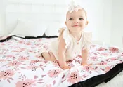 Apricot Blossom Blanket