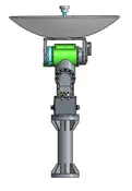 0.6m Ka-Band X-Y Low Orbit Satellite Transportable Auto Fixed Antenna