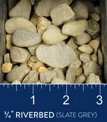 3/4″ Riverbed (Slate Grey)