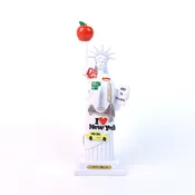 12" APPLE TORCH LADY LIBERTY STATUE