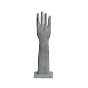 Vintage Wood Glove Mold on Stand