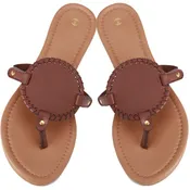 EasyStitch Medallion Sandals -Brown