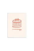 Birth Month Letterpress Card