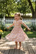Boho Flower Bamboo Dress
