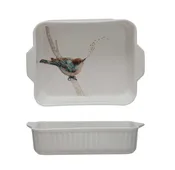 1-Quart Stoneware Baker with Bird on Branch
