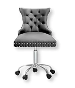 Dark Grey Luxury Venice Customer Chair
