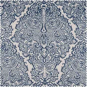 Amara Blue Damask Swatch