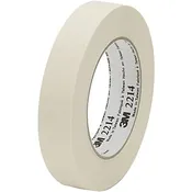 3M&trade; 2214 Masking Tape, 3/4" x 60 Yd., Natural, Case Of 48