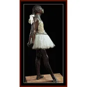 14-Year-Old Dancer - Edgar Degas pdf cross stitch pattern