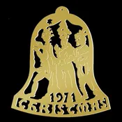 1971 Brass Biedermann Ornament