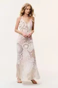 Adalita Patchwork Crochet Maxi Dress