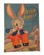 1940 Whitman Peter Rabbit Children's Book By Ruth Newton & Chubby Cubs 13"