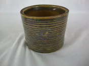 1950's Zanesville Homespun 4003 1/2 Stoneware Pottery Planter