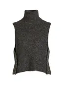 Agnes Chunky Knit Vest - Brown