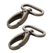 1.5" Swivel Hooks - Antique Brass