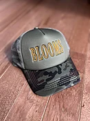 BLOOMS - Trucker Hat - Camo and Yellow — all things flowers