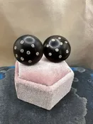 18K 13.5g, Wood +0.5cts dia, 0.75"