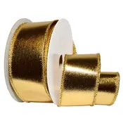 2-1/2″ WIRED LAMÉ 10YD Gold