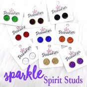 12mm Sparkle Spirit Studs -Earrings