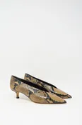 Babouche Kitten Heel in Fango