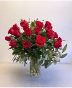 2 DOZEN RED ROSES