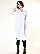 WHITE BIG SLEEVE DRESS — uzinyc