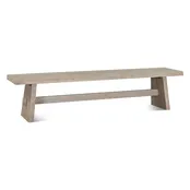 Acadia 79" Dining Bench in Driftwood