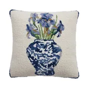 Chinoiserie Flowers Hook Pillow - Sally Eckman Roberts