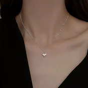 925 Sterling Silver Heart Necklace