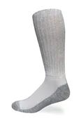 Crazy Compression Cozy Diabetic Comfort Relax Fit White Crew Socks