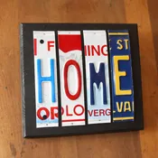 home license plate art