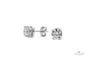 1/2 cttw Diamond Solitaire Stud Earrings in 14k Gold