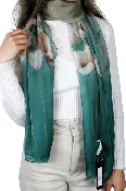 100% Silk Scarf - Floral Print - SILK2309