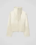 Alonza - Funnel neck jacket - Creme