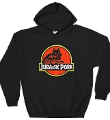 Jurassic Pork Hoodie | Pun Pantry