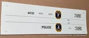 1/24th scale Charleston, South Carolina Police Decals