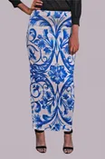 Artsy Print Maxi Skirt (FINAL SALE)