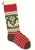 HOLIDAY STOCKING Pear Tree — Adventures in Knitting